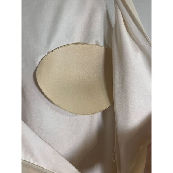 Ark & Co Floral Lace Cutout Dress M Cream Sheath Old Money Retro Classic Chic - Picture 4 of 15